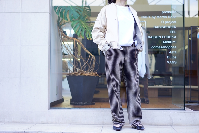 SUNSEA(サンシー)の最新作、Cafe Mocha TEKETEKE Pantsを使った