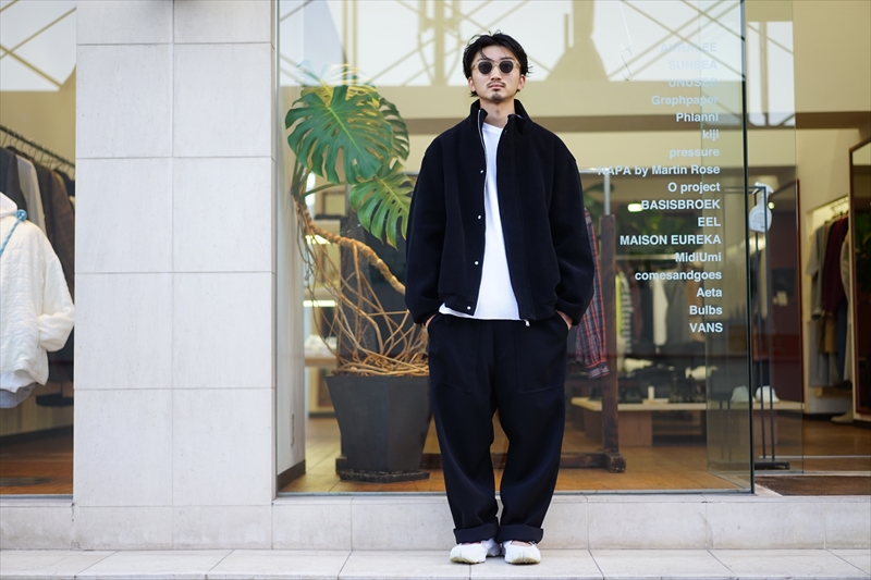 kiit(キート)20AW Collectionの新作、W/N Herringbone Pile Melton  