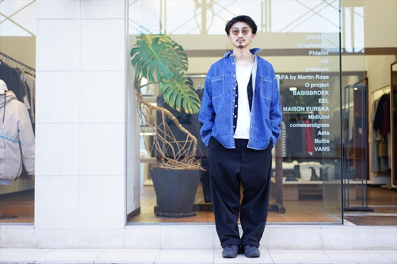Graphpaper(グラフペーパー)21SS Collectionの新作、Denim