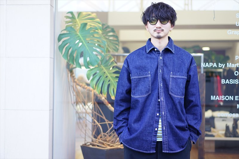 専用グラフペーパーデニムシャツ graphpaper グラフペーパー