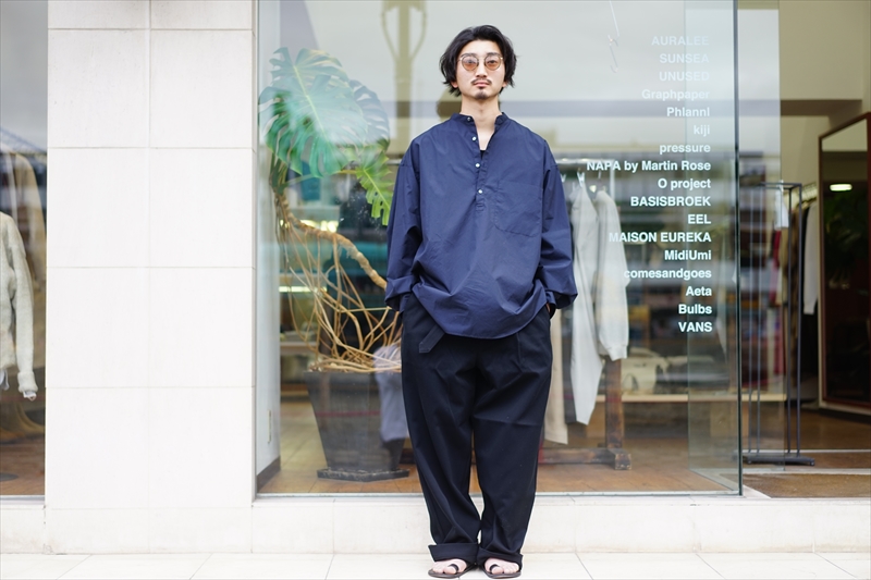 Graphpaper(グラフペーパー)21SS Basic Collectionの新作、Broad