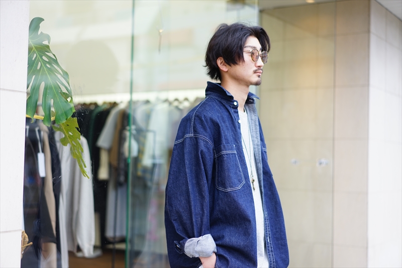 今シーズン人気のデニム素材。Graphpaper(グラフペーパー)21SS