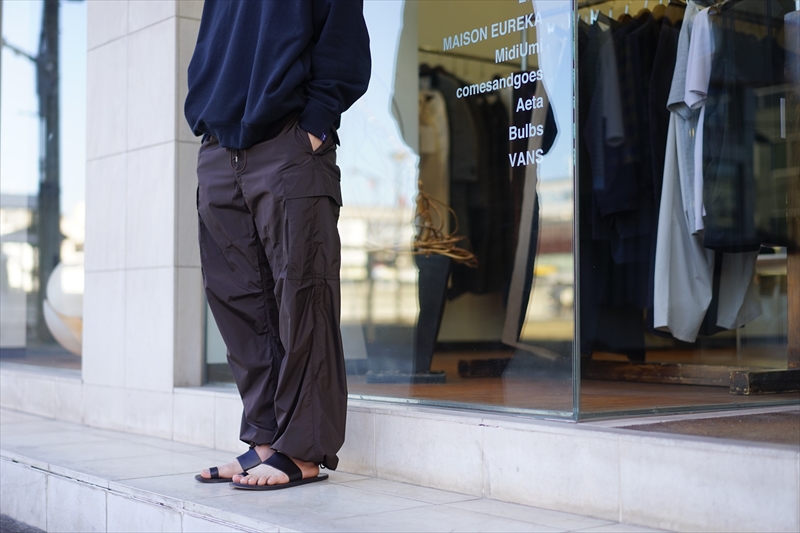 パンツ AURALEE NYLON FATIGUE PANTS AURALEE(オーラリー)21SS Collectionの新作、HIGH COUNT LIGHT