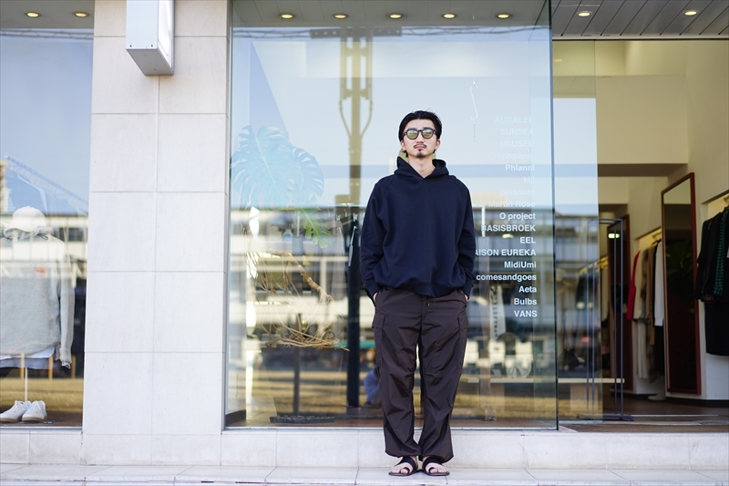 AURALEE LIGHT NYLON FATIGUE PANTS ネイビー 4 AURALEE「 LIGHT NYLON FATIGUE PANTS 」 – SISTER