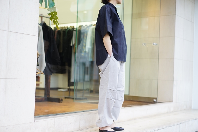 WASHED FINX RIPSTOP CHAMBRAY FIELD PANTS | AURALEE Field Pants 