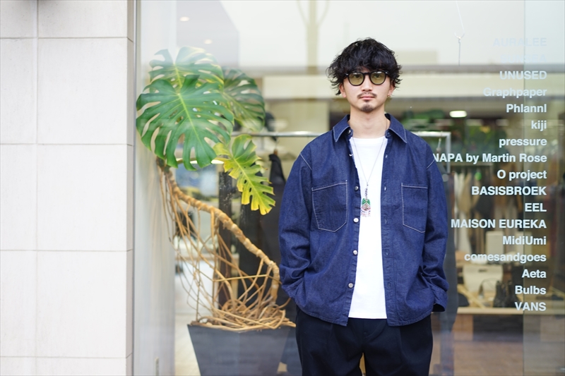 AURALEE DENIM SHIRT デニムシャツ　5