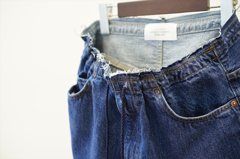 UNUSED(アンユーズド)21SS Collectionの新作、Remake Easy Denim Pants