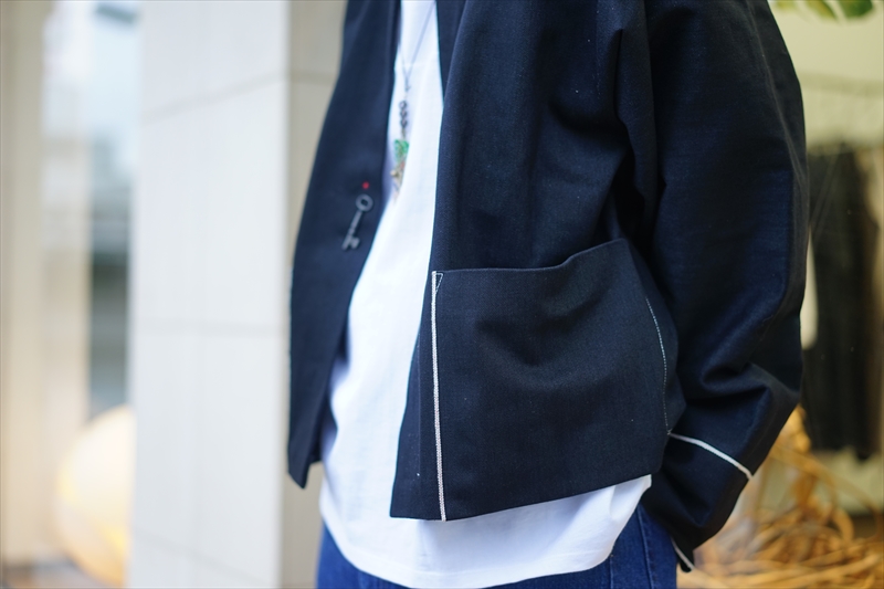 2021SS SUNSEA サンシー第7のブルゾン　サイズ2/デニムジャケット SUNSEA(サンシー)21SS Collectionの新作、第七のブルゾン(デニム