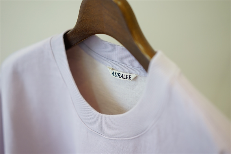 AURALEE 21SS STAND UP POCKET TEE / 4