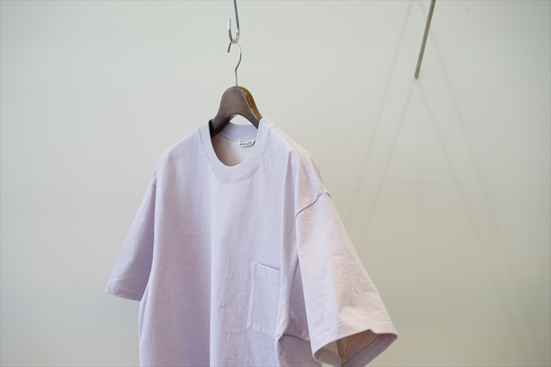 AURALEE 21SS STAND UP POCKET TEE / 4