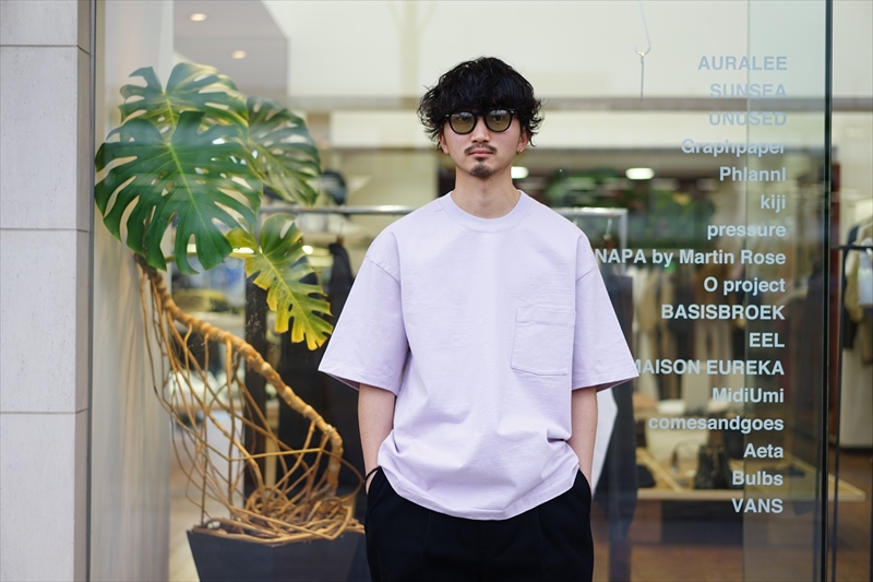 AURALEE(オーラリー)21SS Collectionの新作、STAND-UP Tee/Light