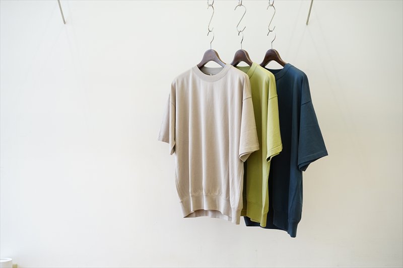 オーラリー SUPER HIGH GAUGE NAPPED SWEAT TEE SUPER HIGH GAUZE NAPPED SWEAT TEE (A21SP02NU) | AURALEE
