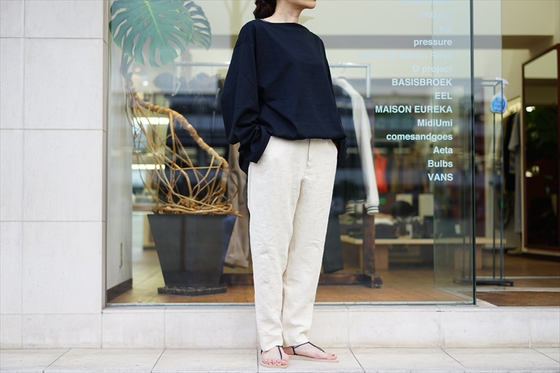 SUNSEA 21ss ITALY Hemp Wide Pants