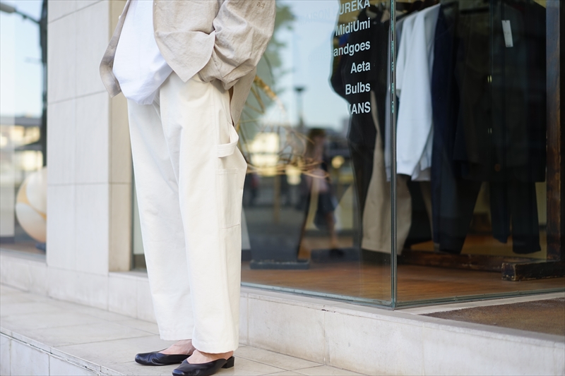SUNSEA(サンシー) の新作、Johnny D.Linen Shirtを使ったスタイル