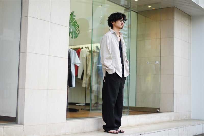 sunsea Johnny.d ホワイトシャツ SUNSEA - 【米津玄師 着用】SUNSEA Johnny D Linen Shirtの通販