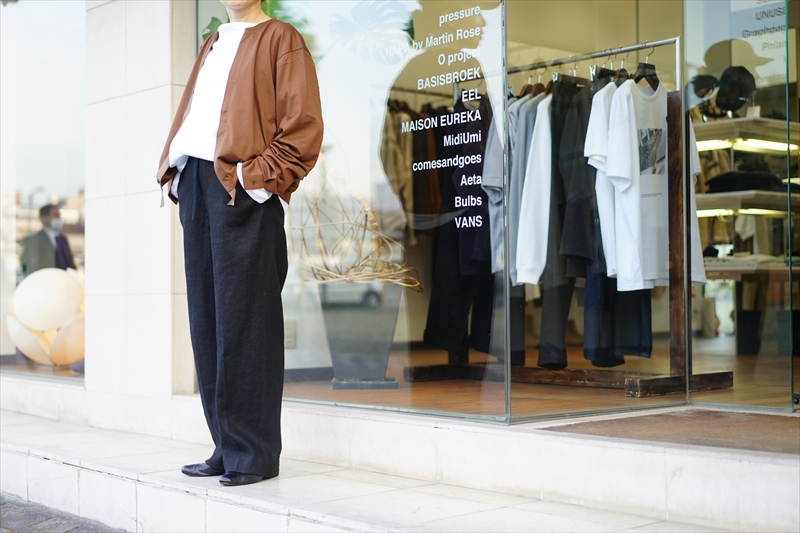 SUNSEA(サンシー)の新作、T-Shirt Customized Cardiganを使った