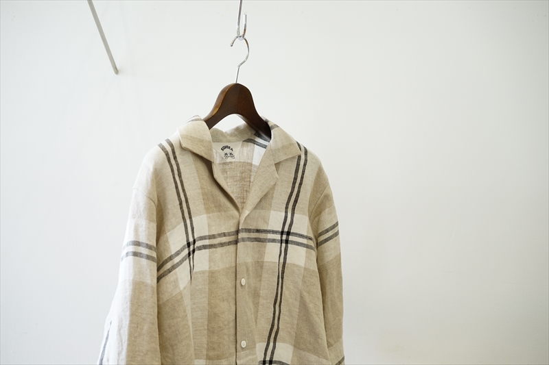 SUNSEA(サンシー) / 22SS/金太郎 GIGOLO SHIRT 2/2/レーヨン/BEG