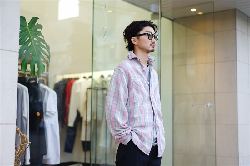 UNUSED(アンユーズド)21SS Collectionの新作、Check Nel Shirtのご紹介