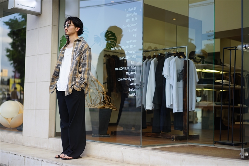 UNUSED(アンユーズド)21SS Collectionの新作、Check Nel Shirt UNUSED(アンユーズド)21SS Collectionの新作、Check Nel Shirt