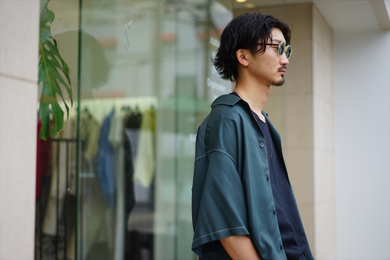unused アンユーズド Open Collar Shirt US2013 UNUSED(アンユーズド)21SS Collectionの新作、Rayon Open Collar