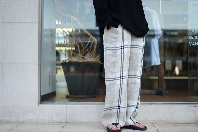 SUNSEA 19ss SPEC LINEN CHECK PANTS パンツ 楽天市場】SUNSEA サンシー 19SS SPEC LINEN CHECK PANTS リネン