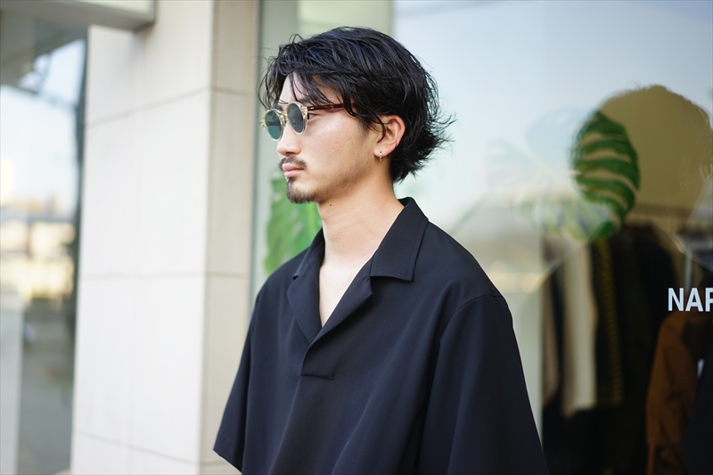 SUNSEA(サンシー)21SS Collectionの新作、SNM-Blue2 w/耳 POLO