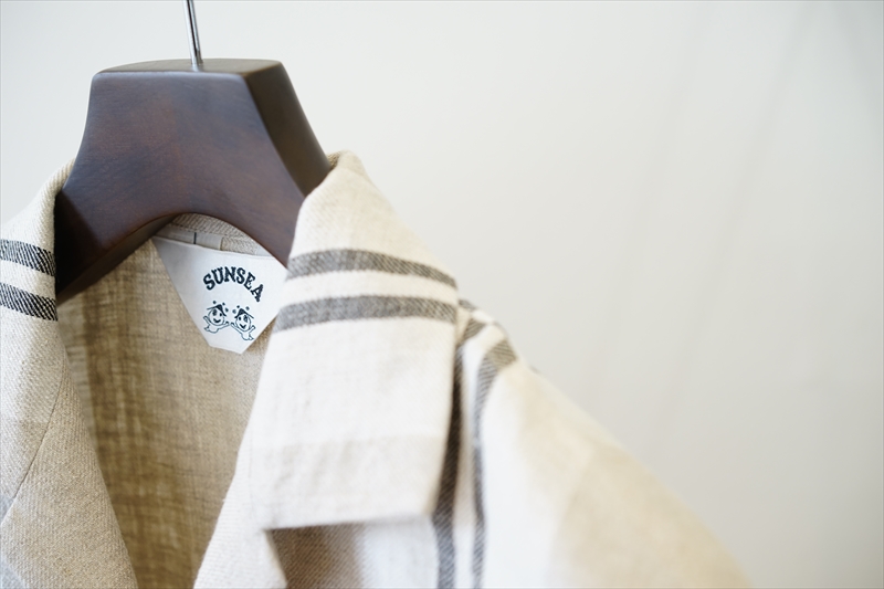 SUNSEA(サンシー)21SS Collectionの新作、LINEN CHECK FRIED SHRIMP