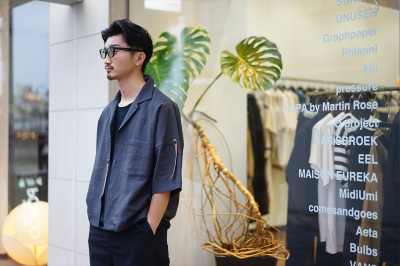 トップス SUNSEA / Joe.S.Linen Shirt SUNSEA(サンシー)21SS Collectionの新作、Joe S.Linen Shirt