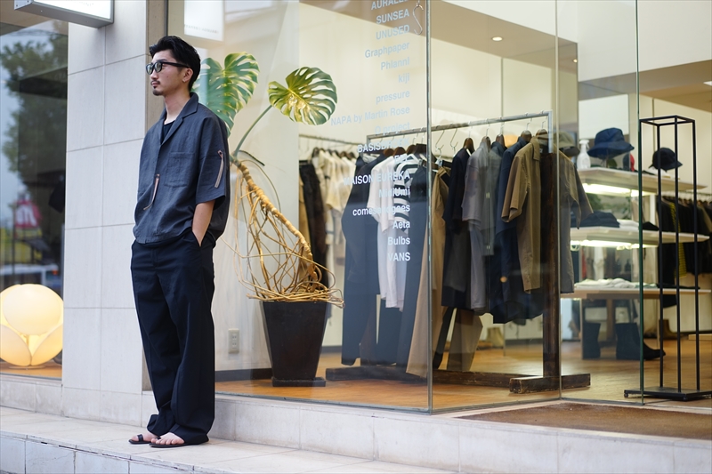SUNSEA(サンシー)21SS Collectionの新作、Joe S.Linen Shirt SUNSEA(サンシー)21SS Collectionの新作、Joe S.Linen Shirt