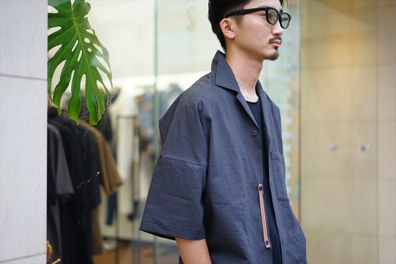 SUNSEA(サンシー)21SS Collectionの新作、Joe S.Linen Shirt