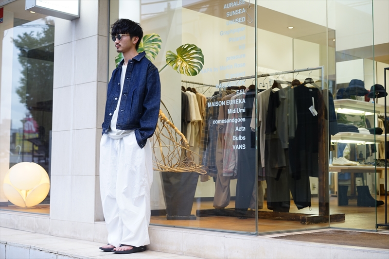 AURALEE(オーラリー)21AW Collectionの新作、Hard Twist Denim Blouzon 