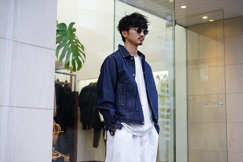 AURALEE(オーラリー)21AW Collectionの新作、Hard Twist Denim Blouzon