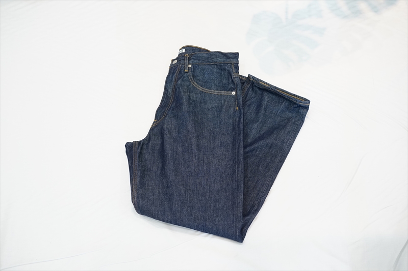 AURALEE / オーラリー DENIM PANTS AURALEE SELVEDGE FADED LIGHT DENIM WIDE PANTS |