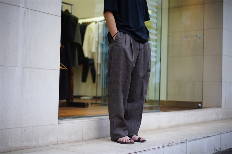 AURALEE(オーラリー)21AW Collectionの新作、BLUEFACED WOOL CHECK