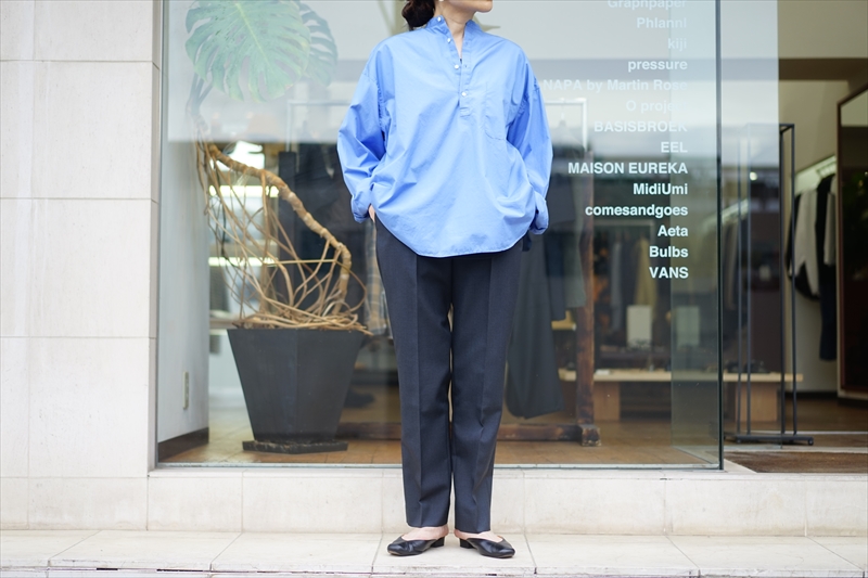 ちゅっAURALEE 21aw BLUEFACED WOOL setup AURALEE(オーラリー・メンズ) BLUEFACED WOOL SETUP (チャコール