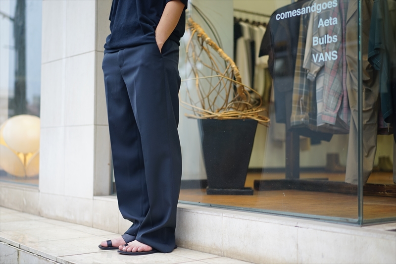 ブティック LIGHT WOOL MAX GABARDINE SLACKS