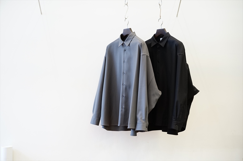 Graphpaper(グラフペーパー)Stretch Kersey Oversized Shirt(GM213  