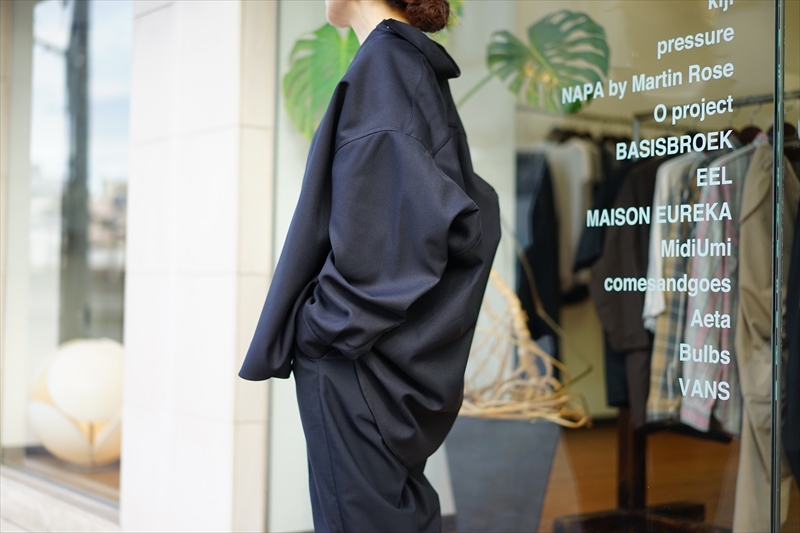 Graphpaper(グラフペーパー)Stretch Kersey Oversized Shirt(GM213