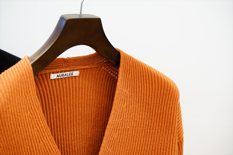 AURALEE 21AW SUPER FINE WOOL RIB カーディガン