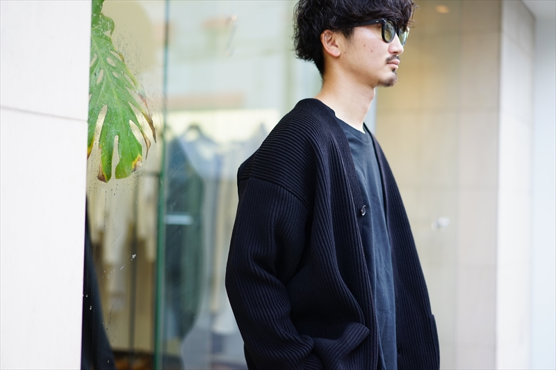 AURALEE 21AW SUPER FINE WOOL RIB カーディガン