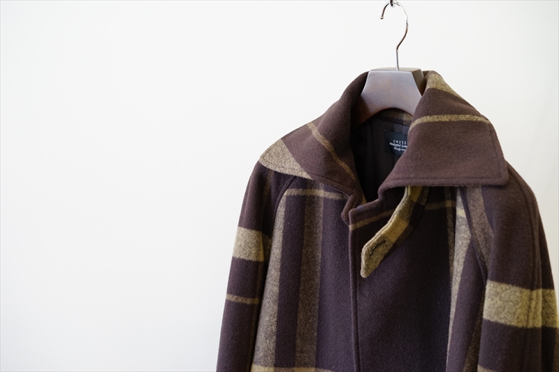 ジャケット・アウター UNUSED 21AW Wool Soutien Collar Coat UNUSED(アンユーズド)21AW Collectionの新作、Soutien Collar Coat