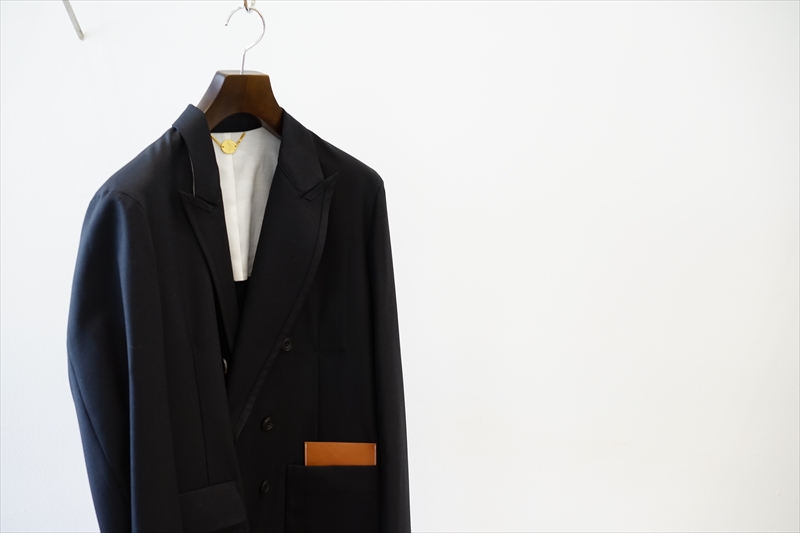 SUNSEA(サンシー)21AW Collectionの新作、N.M Thickened w/耳 Double-Breasted Jacket