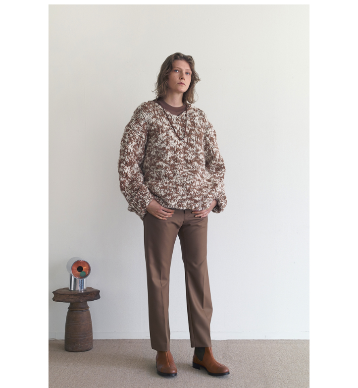 h*t様 SUNSEA 21AW MICRO HERRINGBONE BLOUS SUNSEA(サンシー)21AW Collectionの新作、Micro Herringbone Wide