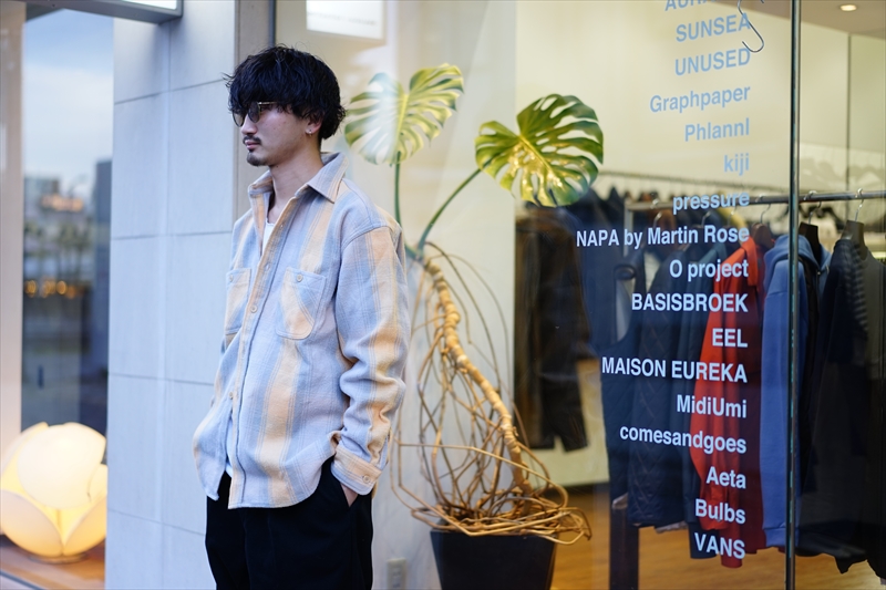 UNUSED(アンユーズド)21AW Collectionの新作、Check Shirt(US2094