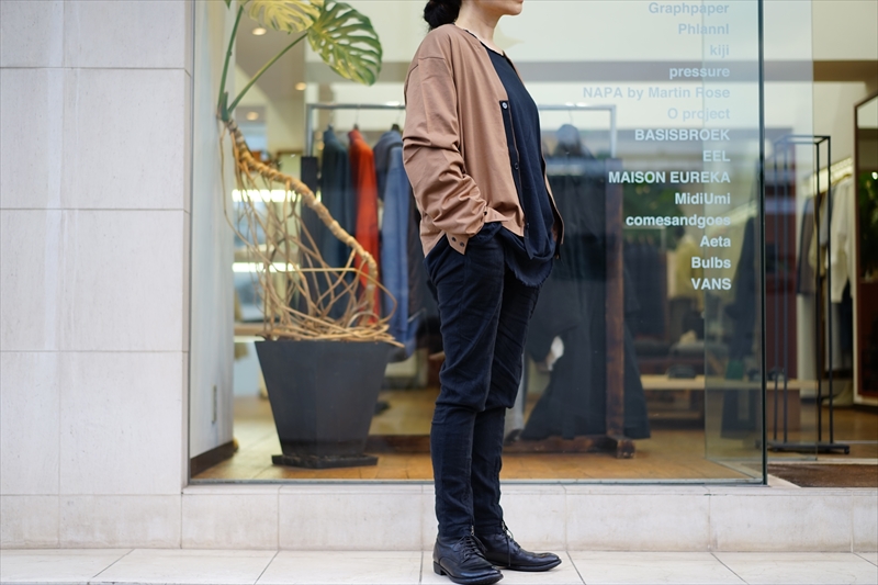 SUNSEA(サンシー)の新作、T-Shirt Customized Cardigan/MOCHAを