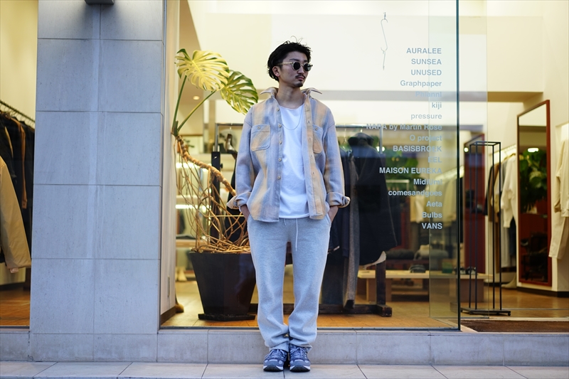 UNUSED(アンユーズド)21AW Collectionの新作、Sweat Pants(UW0995)のご