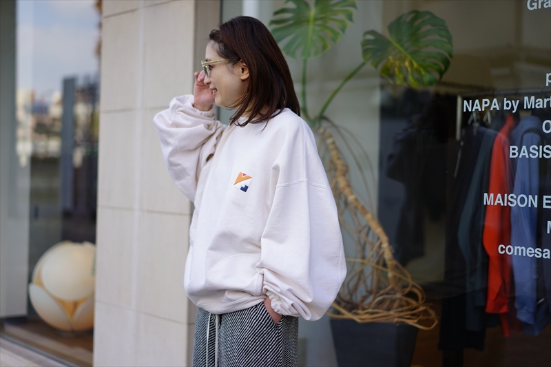 トレーナー/スウェット MAISON EUREKA /vintage like sweat shirts セール】【MAISON EUREKA/メゾン・エウレカ】ME LOGO SWEAT PULLOVER