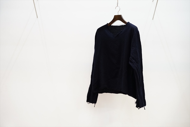 SUNSEA(サンシー)の新作、Shrinkage V-Neck/Naturalを使ったスタイル ...