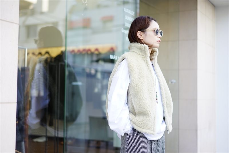 今シーズンお薦めのウールボアのアイテム。AURALEE for women's