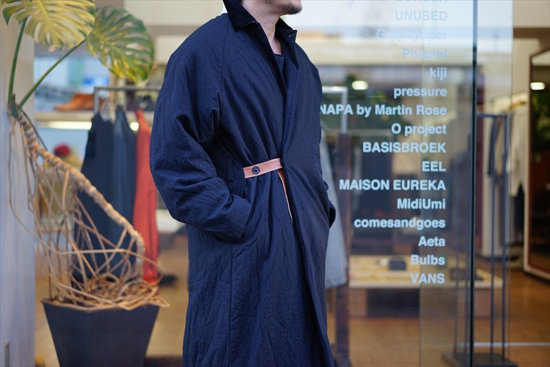 SUNSEA(サンシー)21AW Collectionの新作、Rigid Wool Coat/Beige Micro